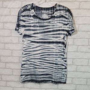 Time and tru tie dye detail top size M (8-10)